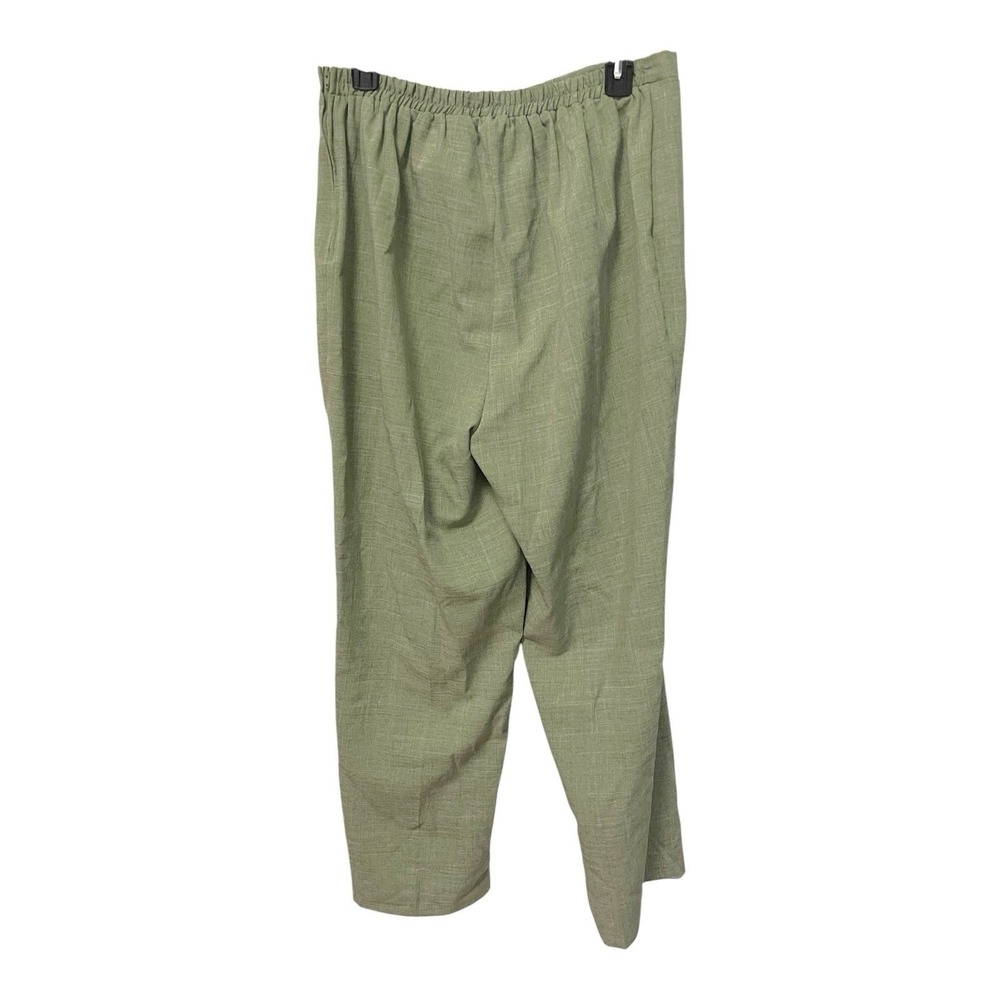 Sag Harbor 14W Green Pant Suit Short Sleeve Blazer Trousers Vintage Officecore - Picture 12 of 16